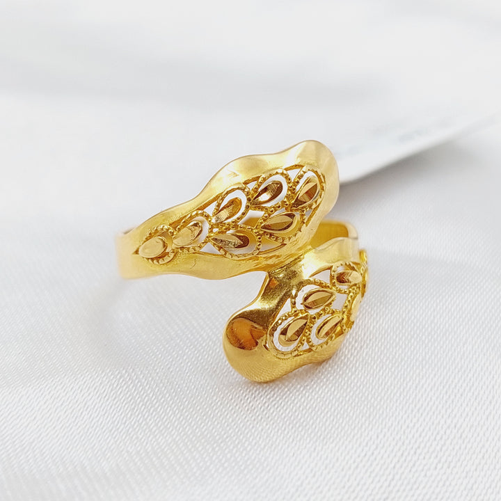 21K Gold Fancy Ring by Saeed Jewelry - Image 4