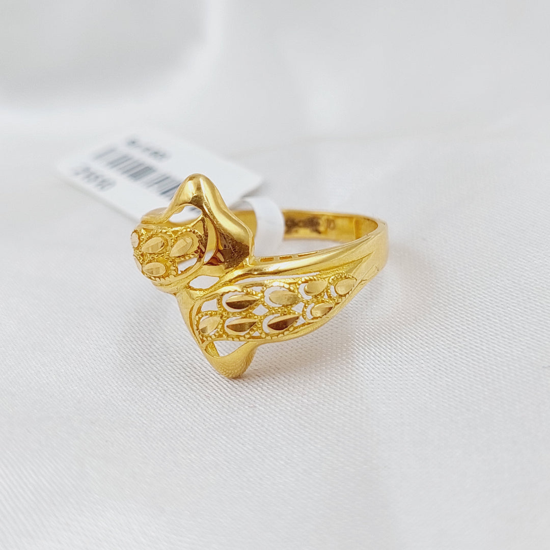 21K Gold Fancy Ring by Saeed Jewelry - Image 3