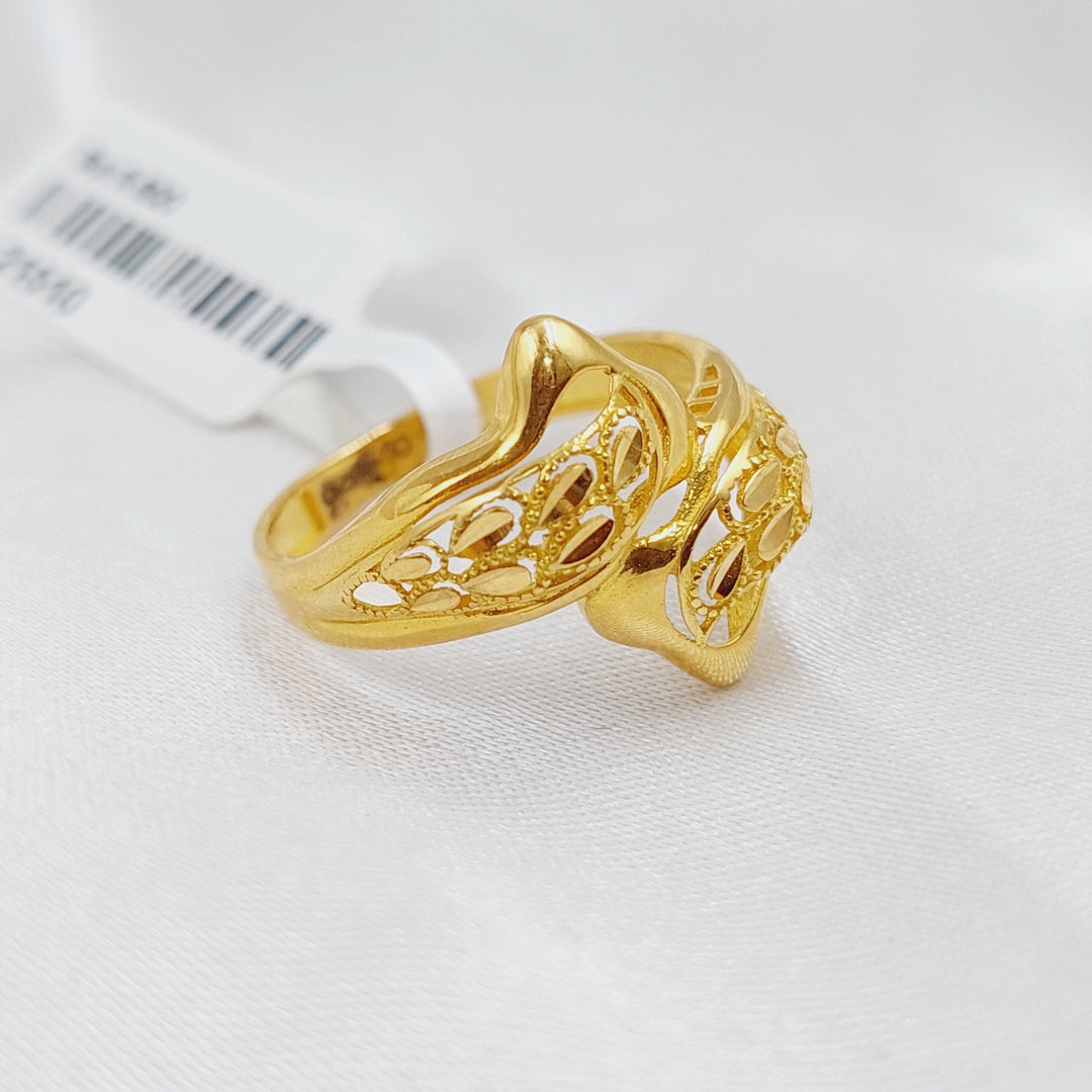 21K Gold Fancy Ring by Saeed Jewelry - Image 4