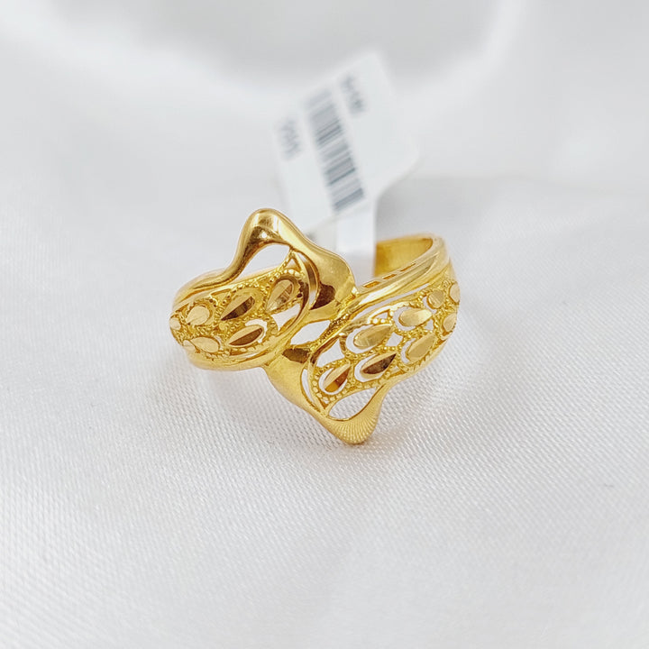 21K Gold Fancy Ring by Saeed Jewelry - Image 1