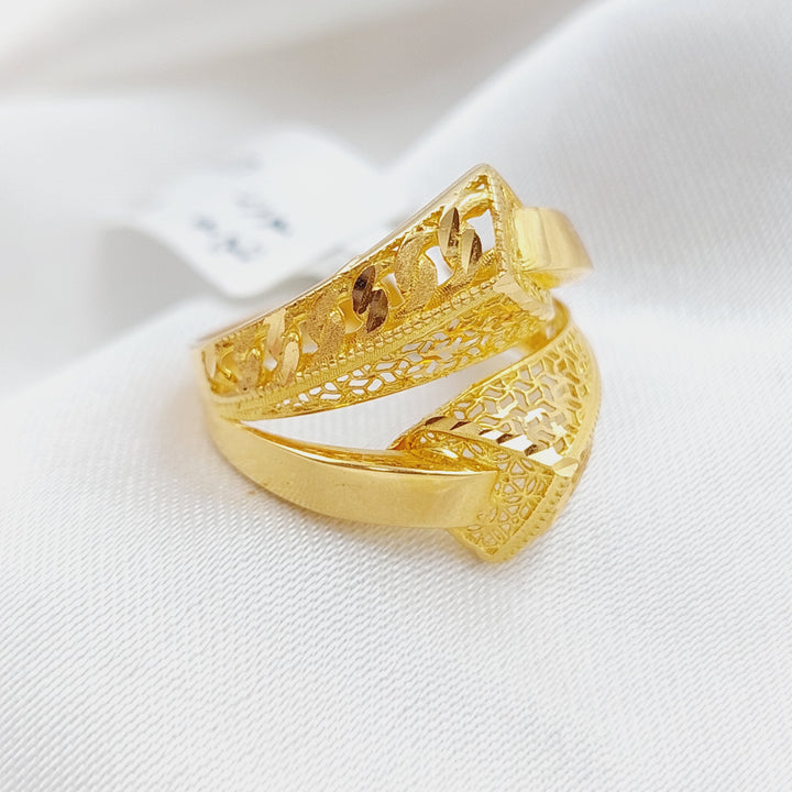 21K Gold Fancy Ring by Saeed Jewelry - Image 3