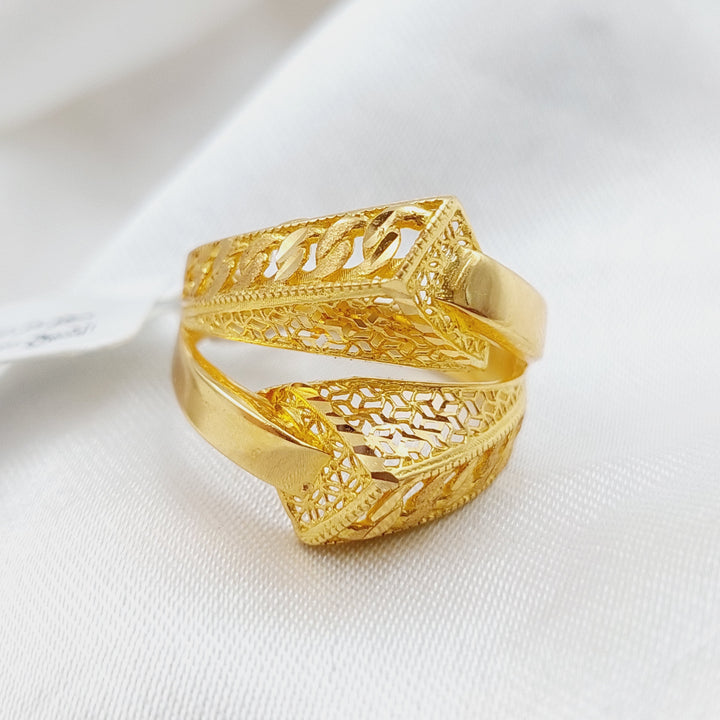 21K Gold Fancy Ring by Saeed Jewelry - Image 4