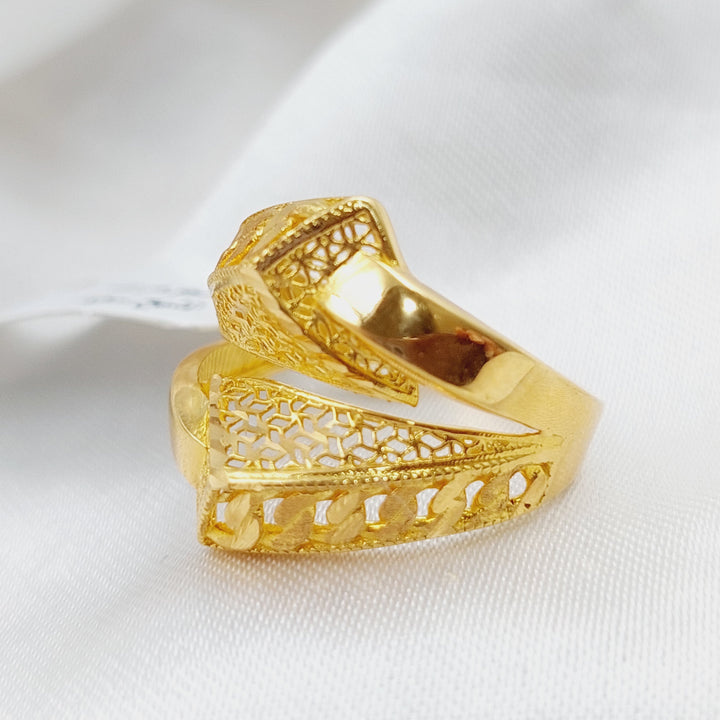 21K Gold Fancy Ring by Saeed Jewelry - Image 1