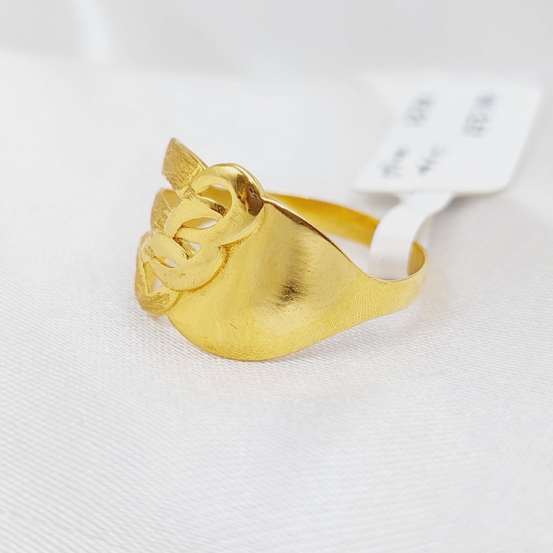 21K Gold Fancy Ring by Saeed Jewelry - Image 4