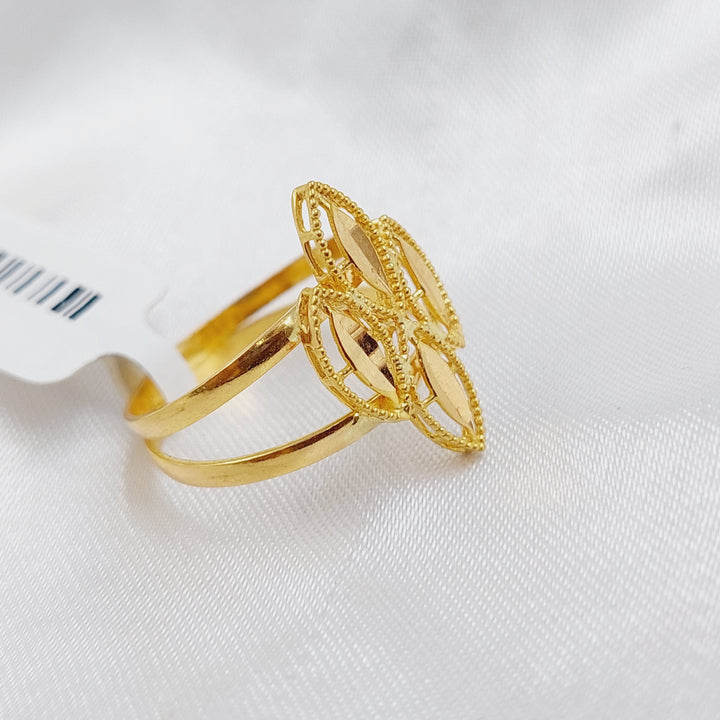 21K Gold Fancy Ring by Saeed Jewelry - Image 3