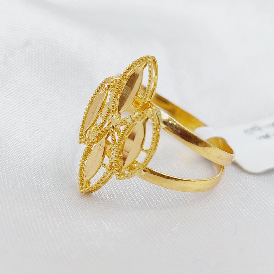 21K Gold Fancy Ring by Saeed Jewelry - Image 13