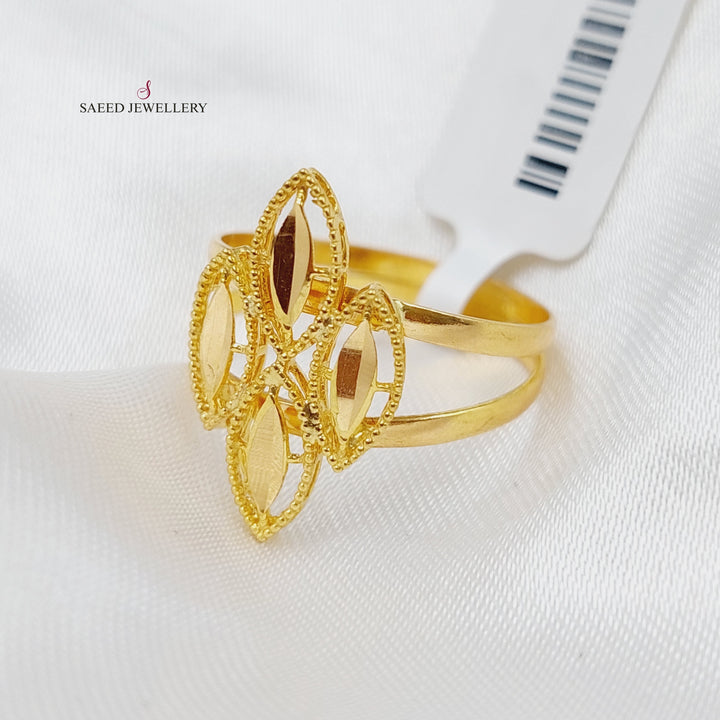 21K Gold Fancy Ring by Saeed Jewelry - Image 1