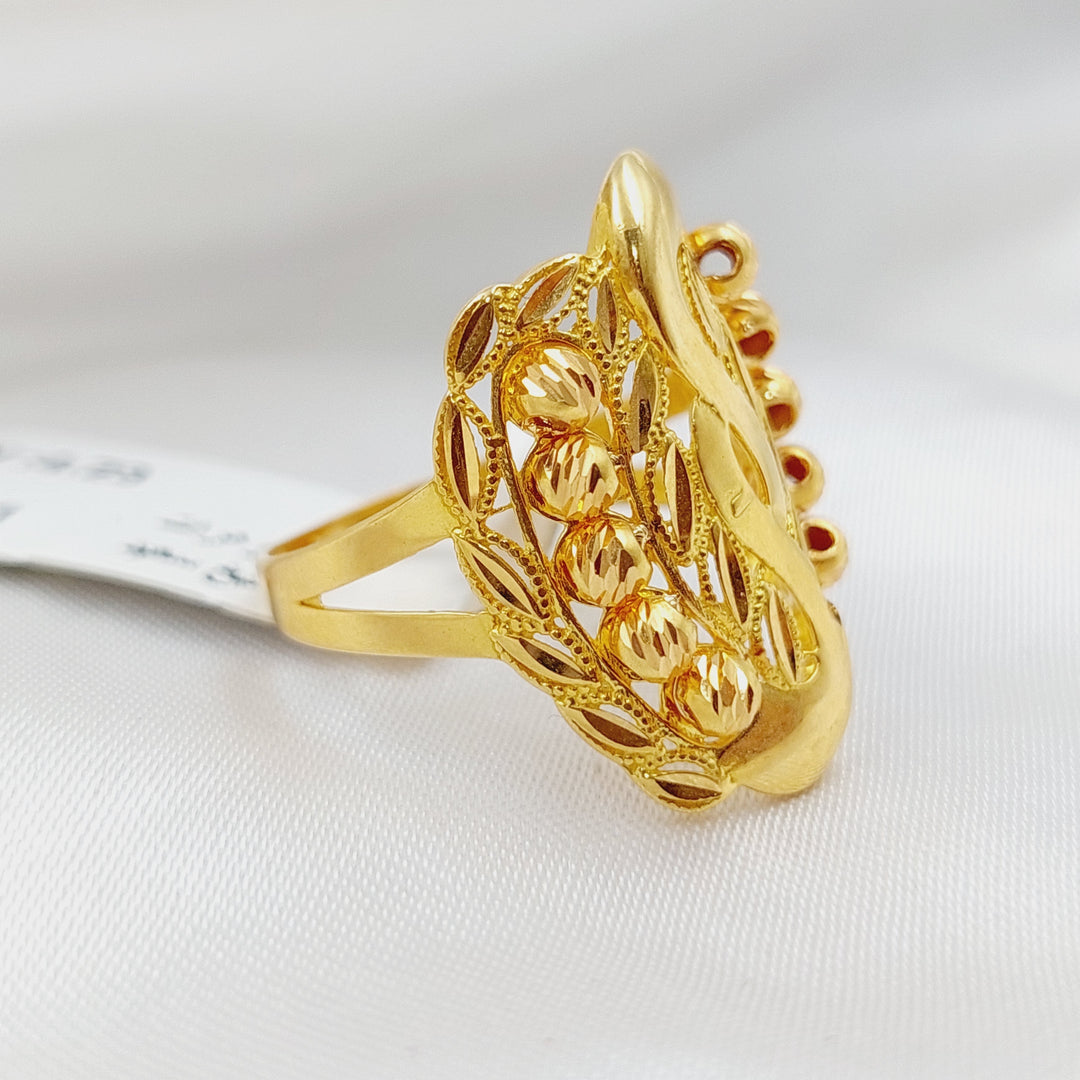 21K Gold Fancy Ring by Saeed Jewelry - Image 3