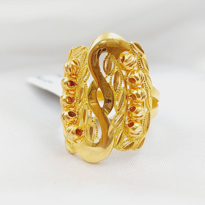 21K Gold Fancy Ring by Saeed Jewelry - Image 1