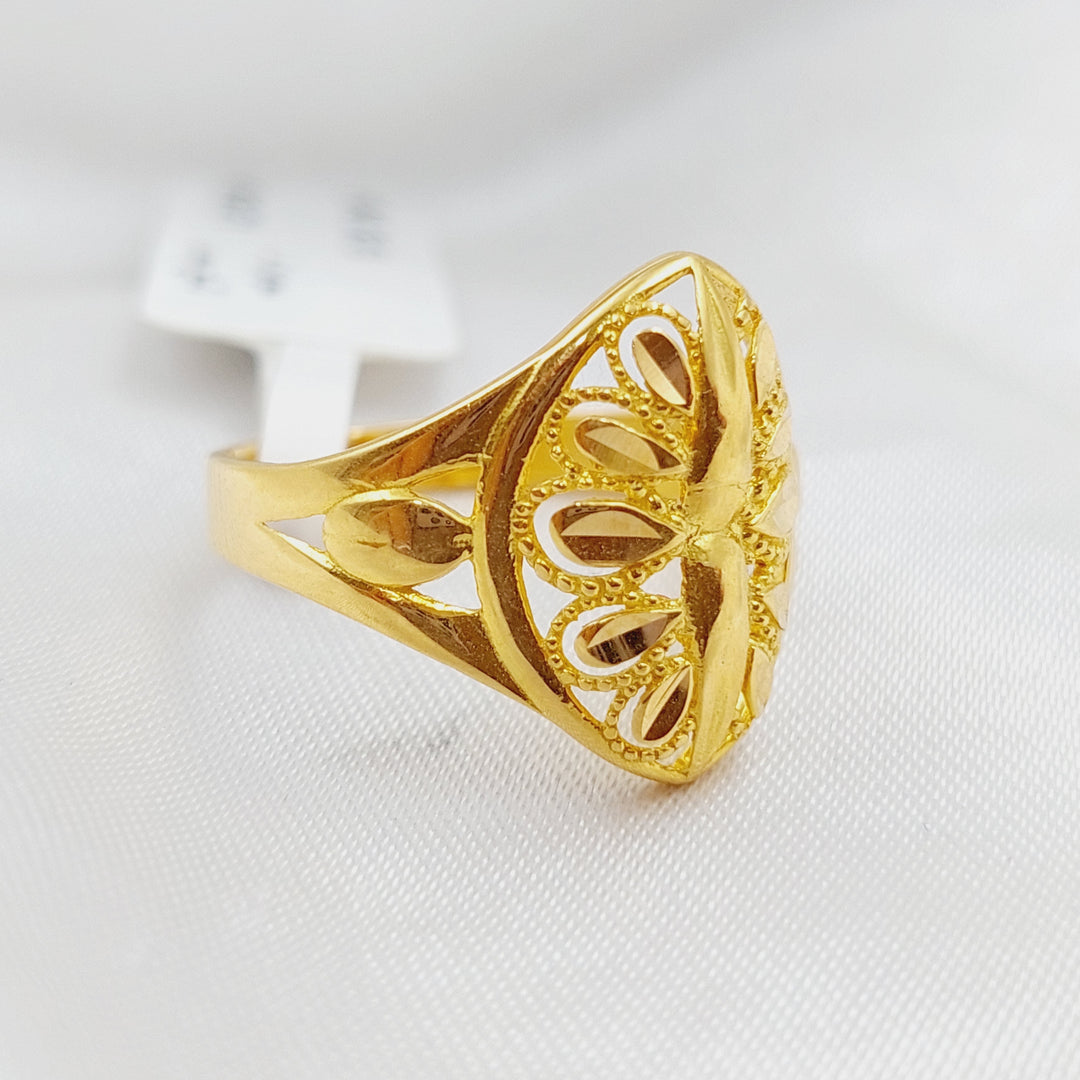 21K Gold Fancy Ring by Saeed Jewelry - Image 3