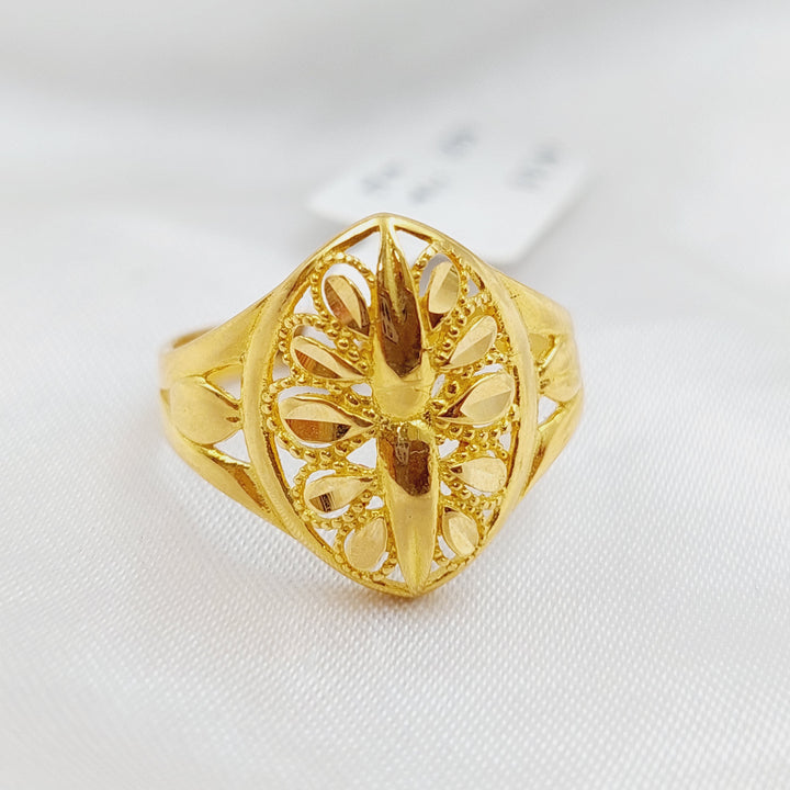 21K Gold Fancy Ring by Saeed Jewelry - Image 1