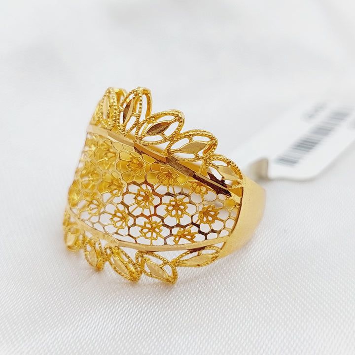 21K Gold Fancy Ring by Saeed Jewelry - Image 3