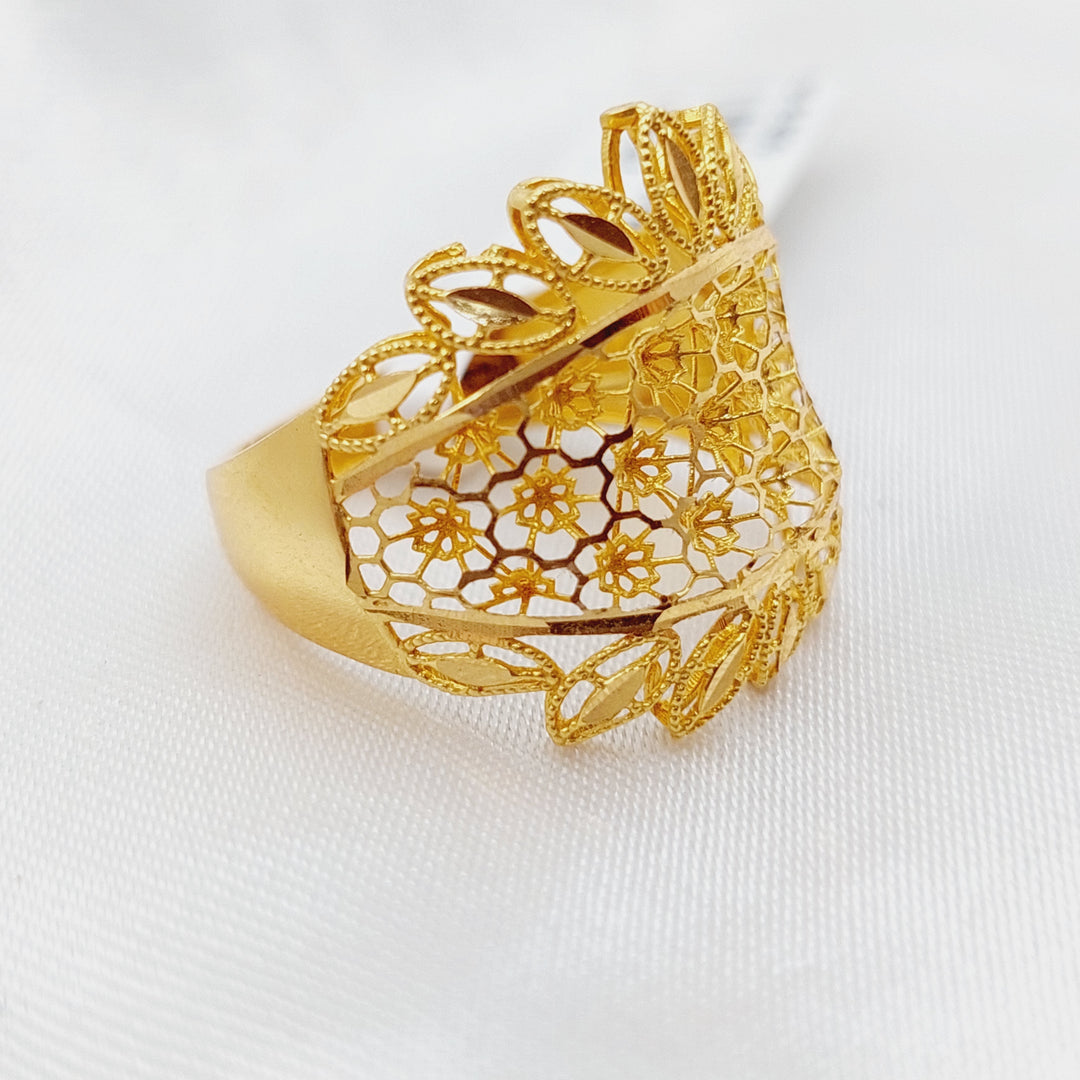 21K Gold Fancy Ring by Saeed Jewelry - Image 5