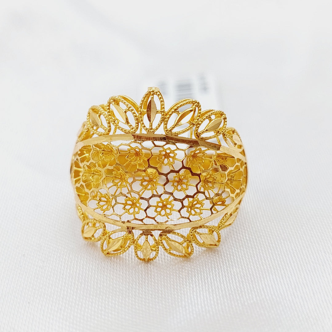 21K Gold Fancy Ring by Saeed Jewelry - Image 1