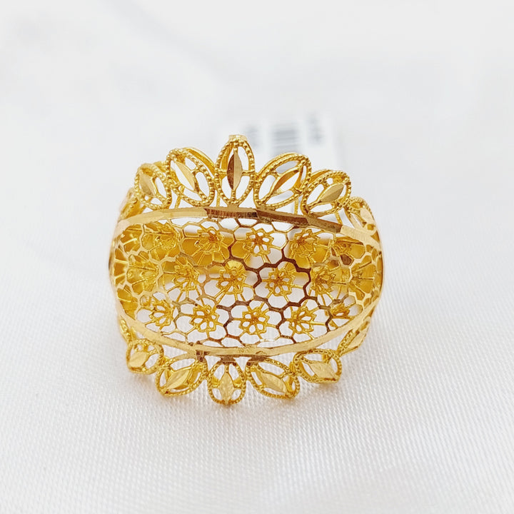 21K Gold Fancy Ring by Saeed Jewelry - Image 1