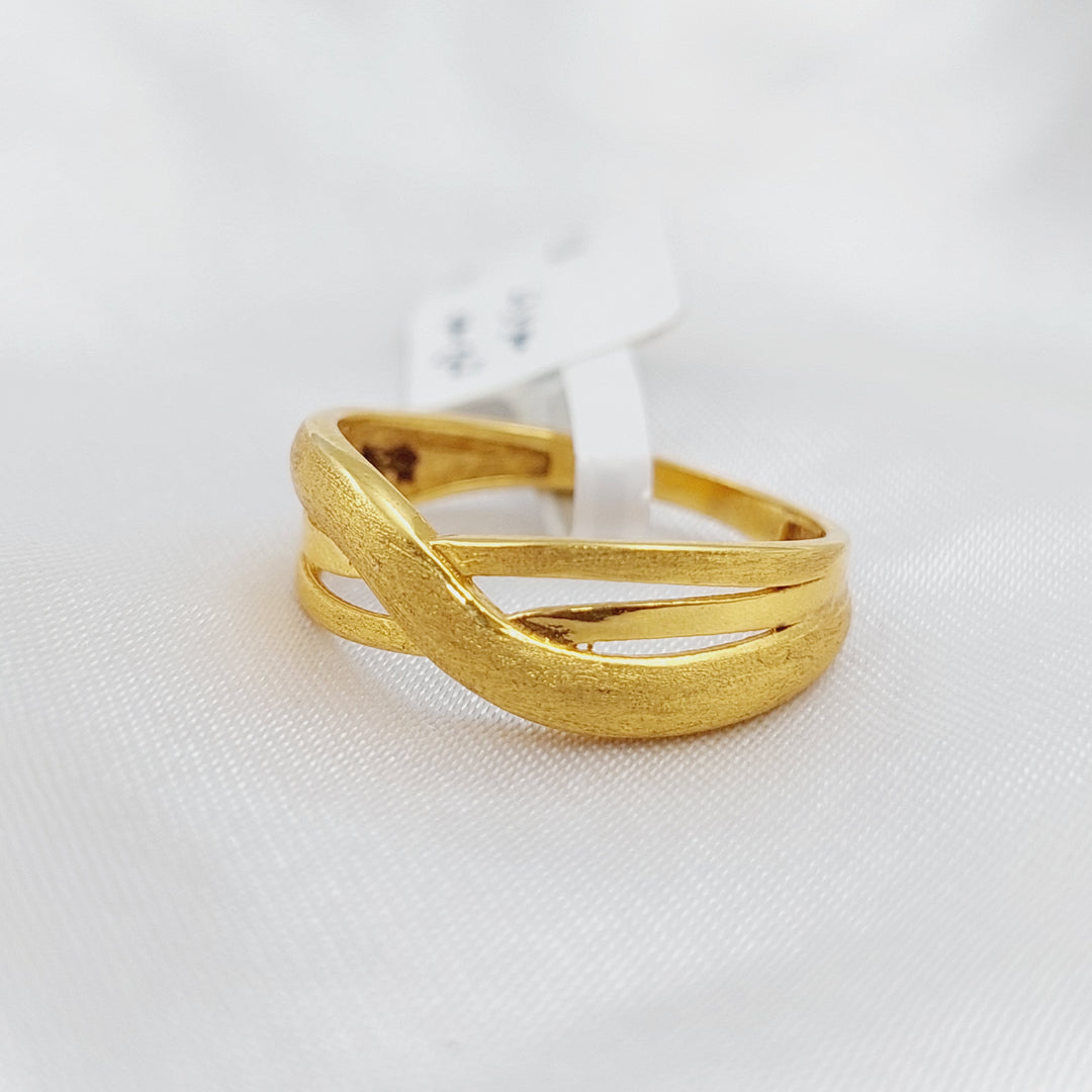 21K Gold Fancy Ring by Saeed Jewelry - Image 1