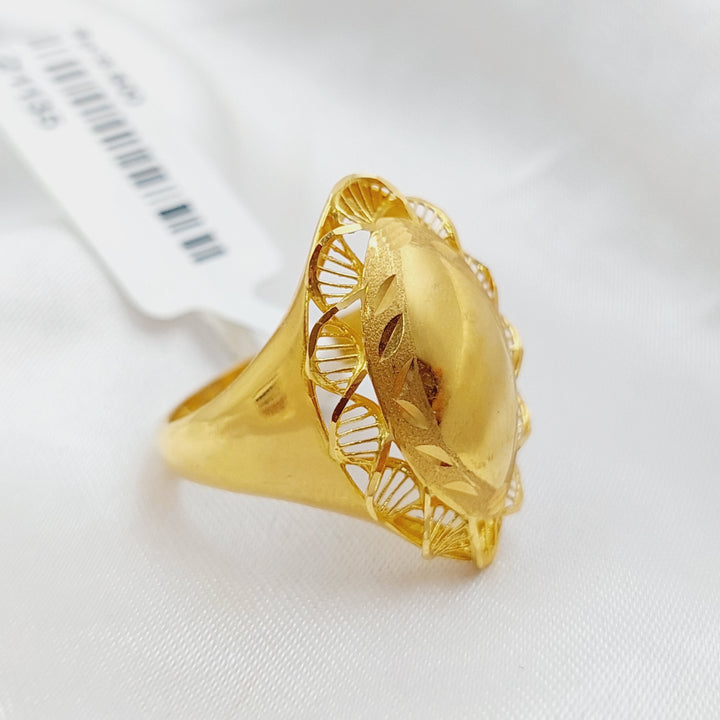 21K Gold Fancy Ring by Saeed Jewelry - Image 1