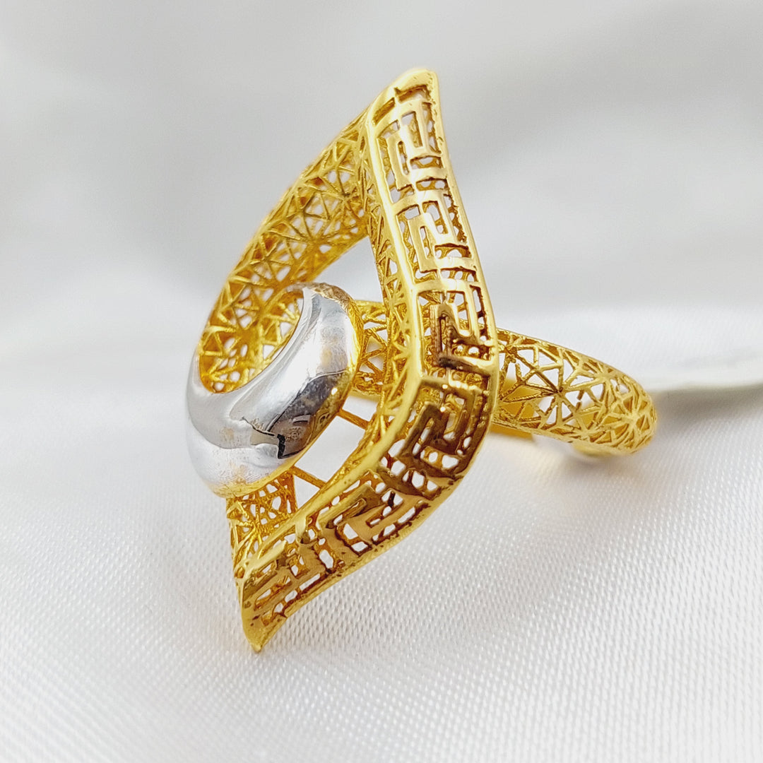 21K Gold Fancy Ring by Saeed Jewelry - Image 4