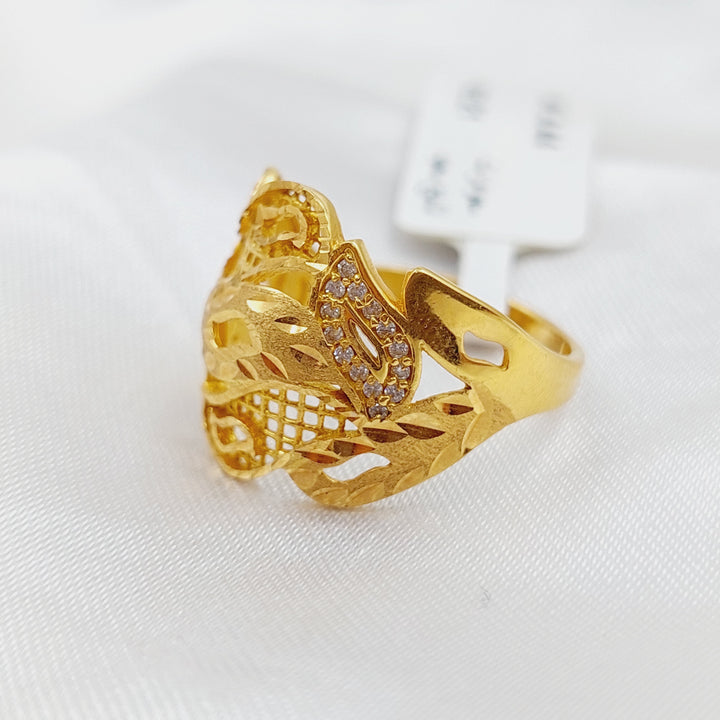 21K Gold Fancy Ring by Saeed Jewelry - Image 3