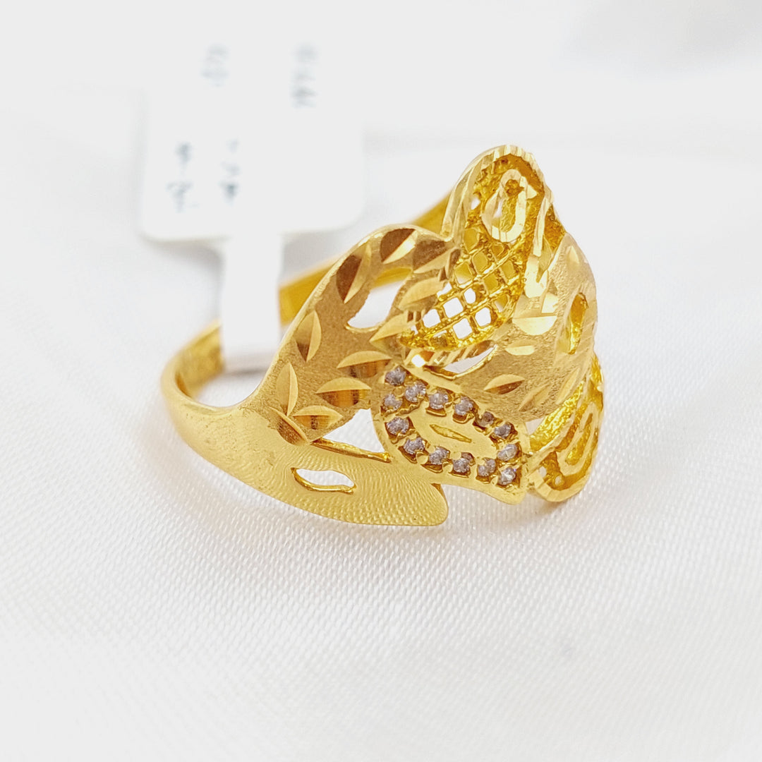 21K Gold Fancy Ring by Saeed Jewelry - Image 4