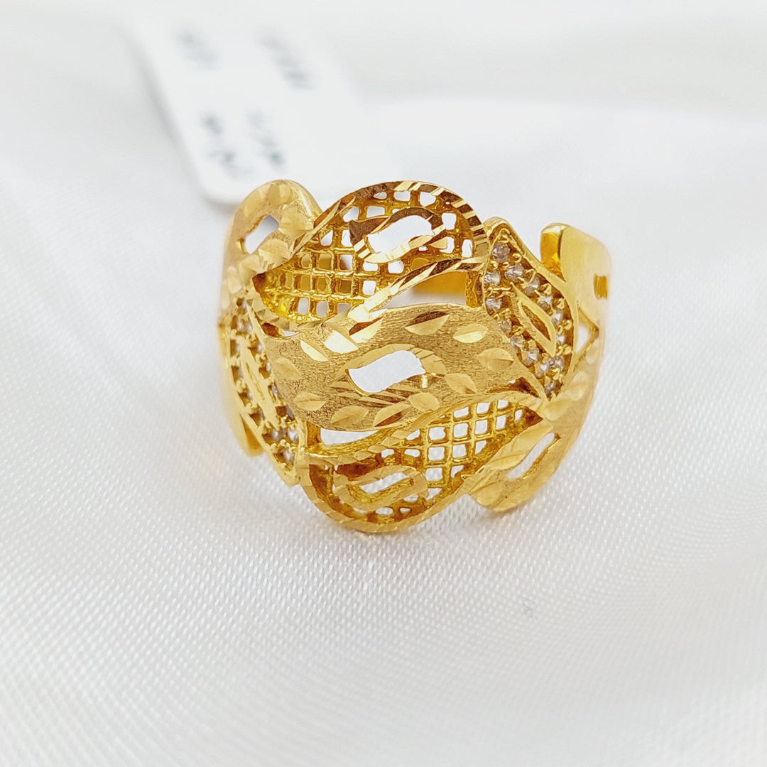 21K Gold Fancy Ring by Saeed Jewelry - Image 1