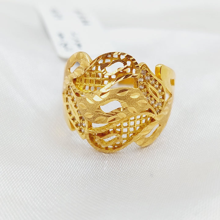 21K Gold Fancy Ring by Saeed Jewelry - Image 1