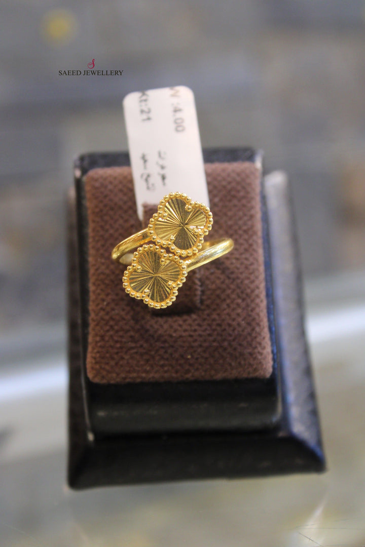 21K Gold Fancy Ring by Saeed Jewelry - Image 1