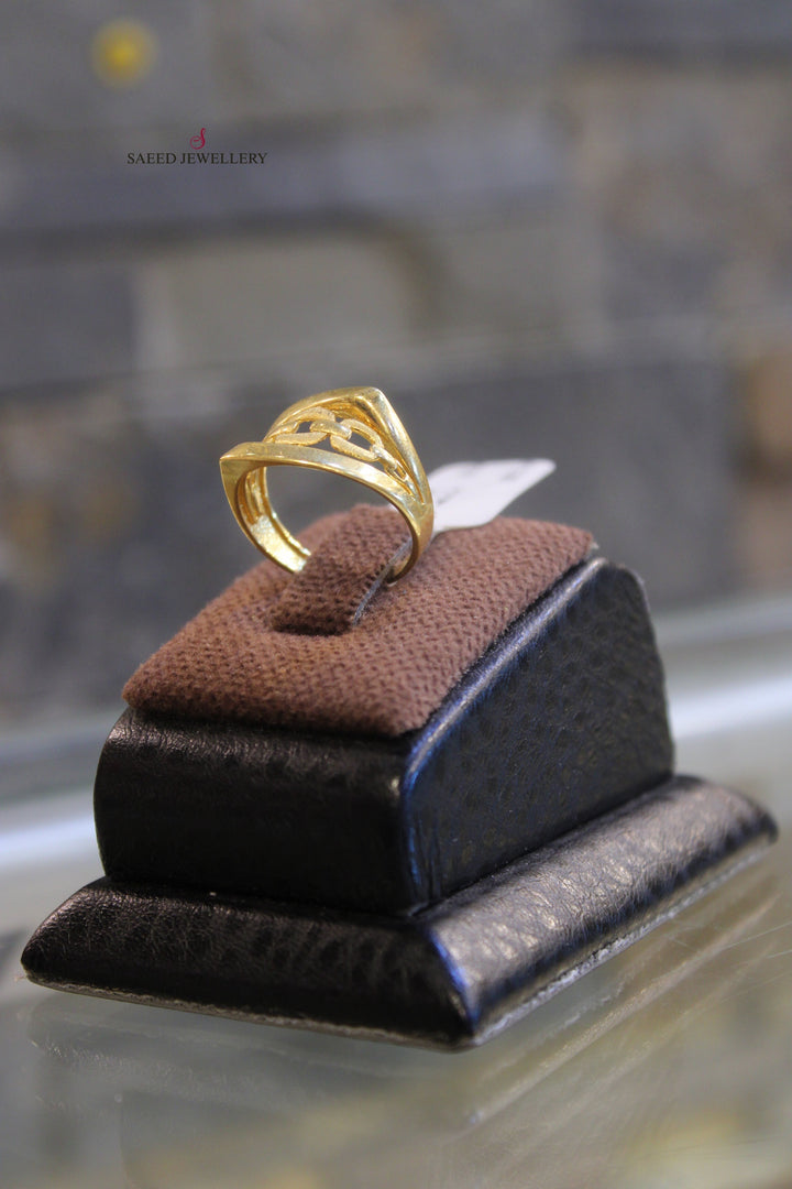 21K Gold Fancy Ring by Saeed Jewelry - Image 2