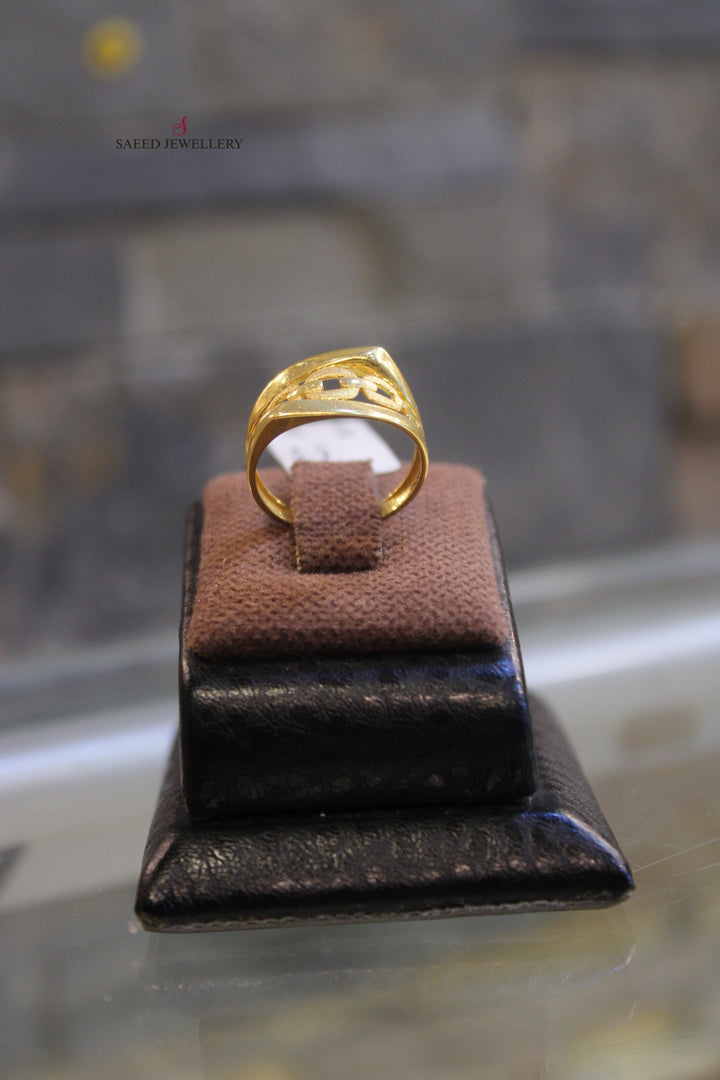 21K Gold Fancy Ring by Saeed Jewelry - Image 5