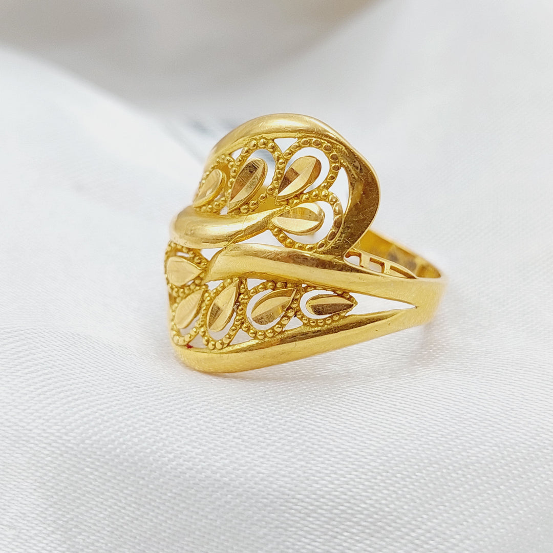 21K Gold Fancy Ring by Saeed Jewelry - Image 3