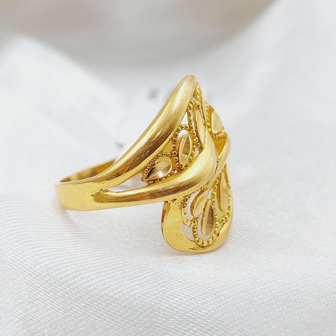 21K Gold Fancy Ring by Saeed Jewelry - Image 4