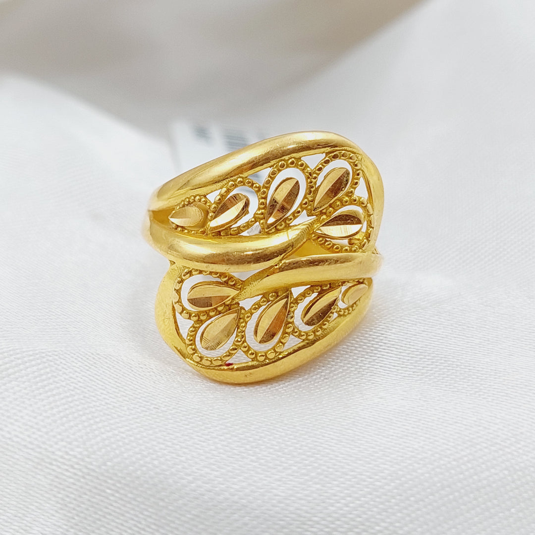 21K Gold Fancy Ring by Saeed Jewelry - Image 1