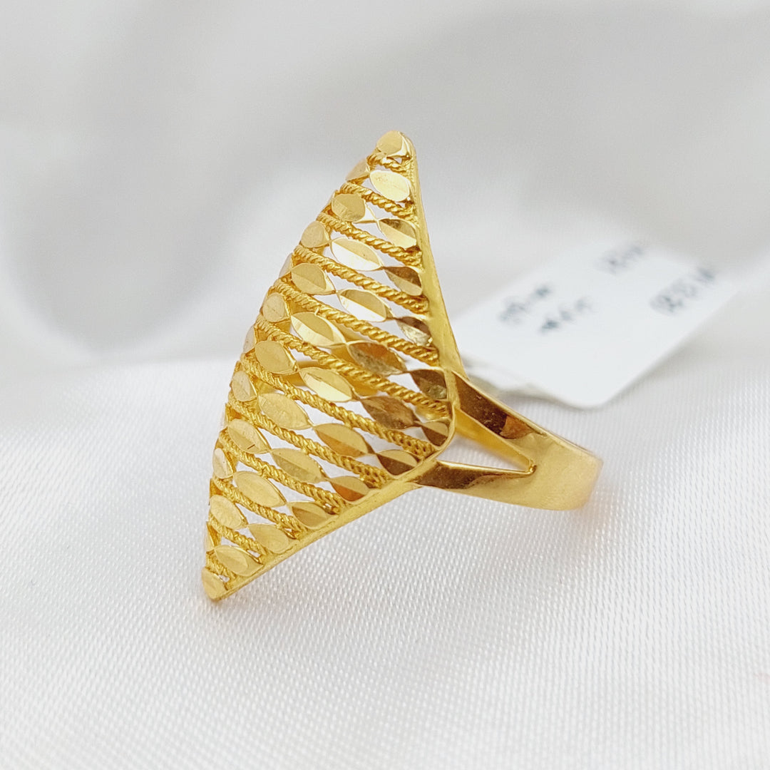 21K Gold Fancy Ring by Saeed Jewelry - Image 1