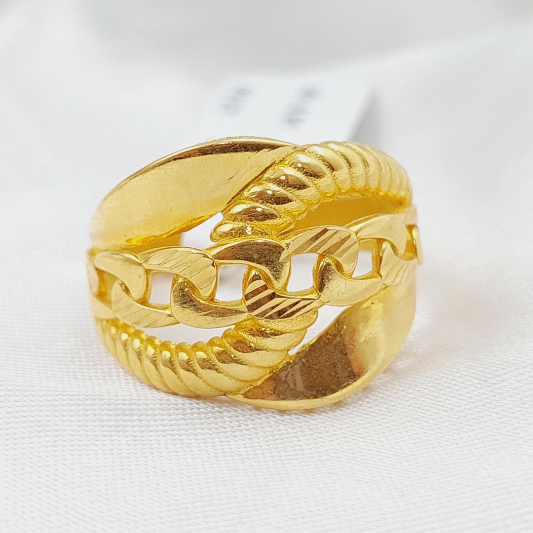 21K Gold Fancy Ring by Saeed Jewelry - Image 4