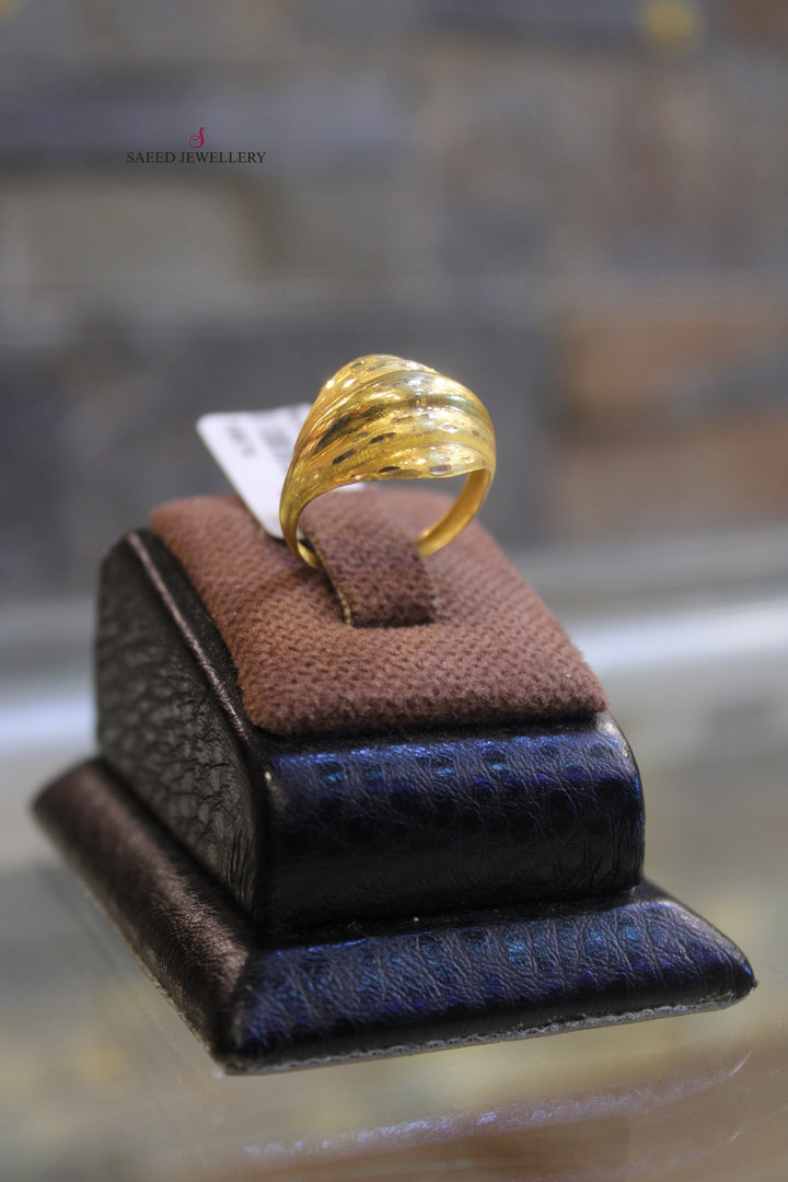 21K Gold Fancy Ring by Saeed Jewelry - Image 4