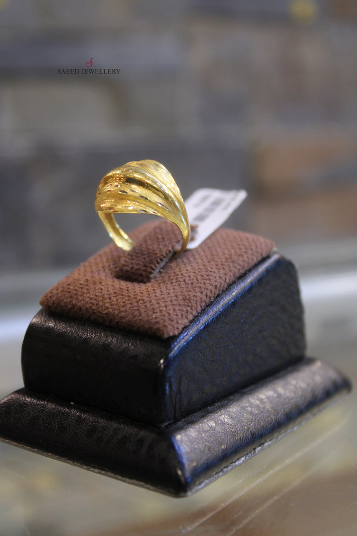 21K Gold Fancy Ring by Saeed Jewelry - Image 5