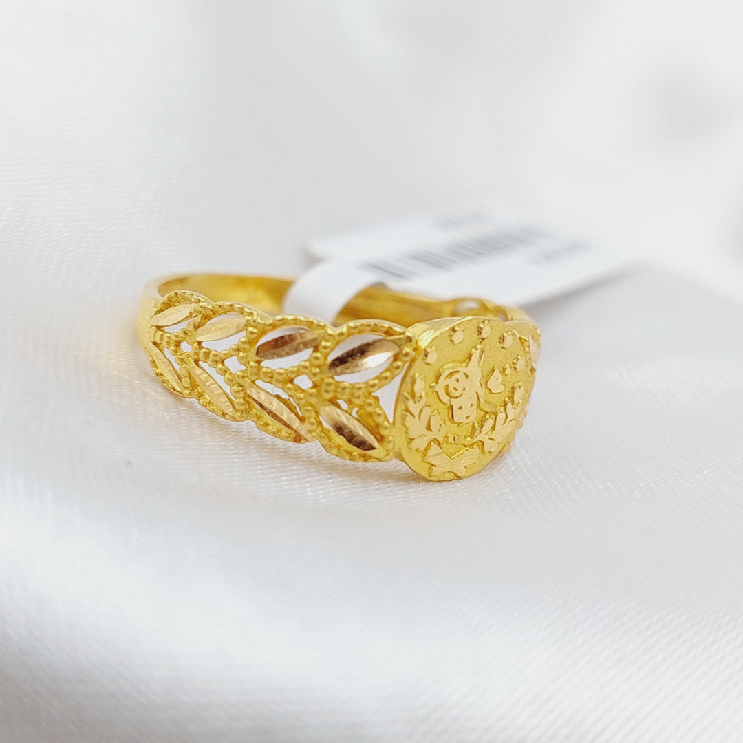 21K Gold Fancy Ring by Saeed Jewelry - Image 7
