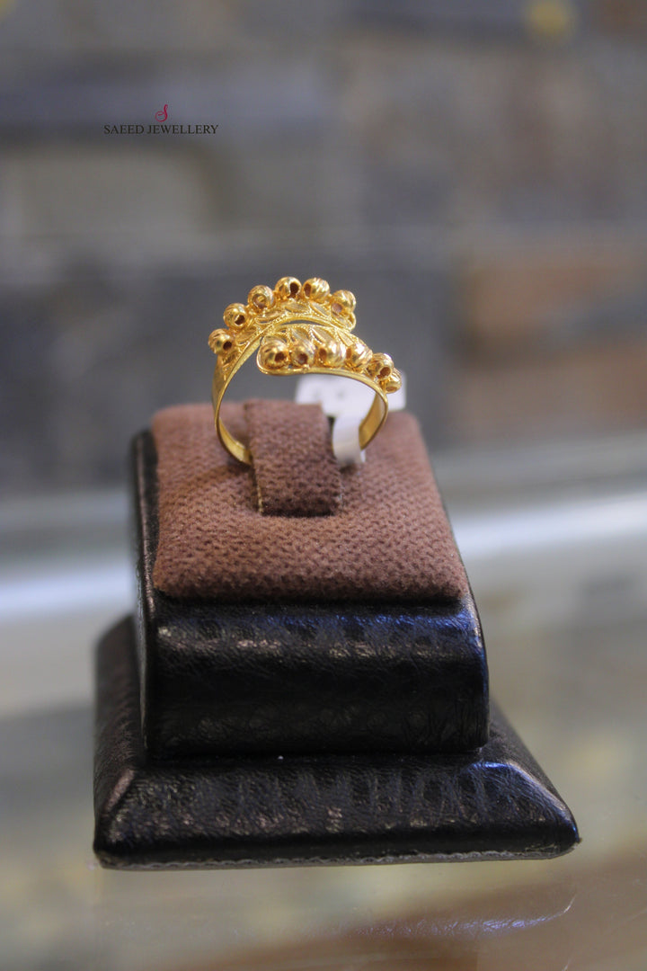 21K Gold Fancy Ring by Saeed Jewelry - Image 2