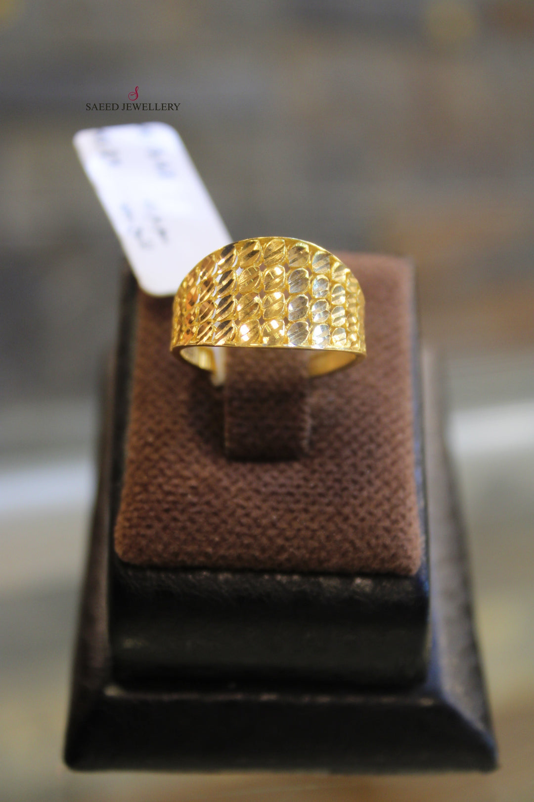 21K Gold Fancy Ring by Saeed Jewelry - Image 3