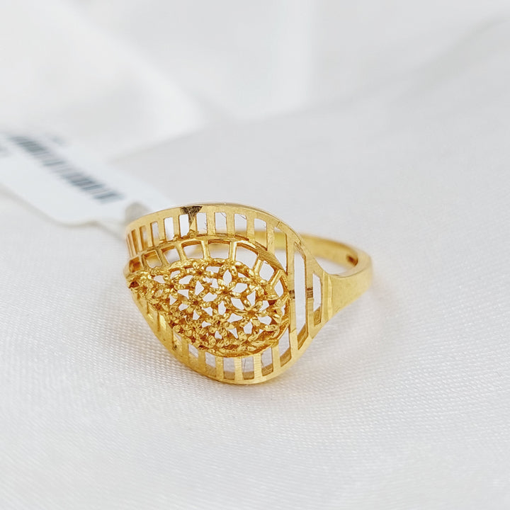 21K Gold Fancy Ring by Saeed Jewelry - Image 4