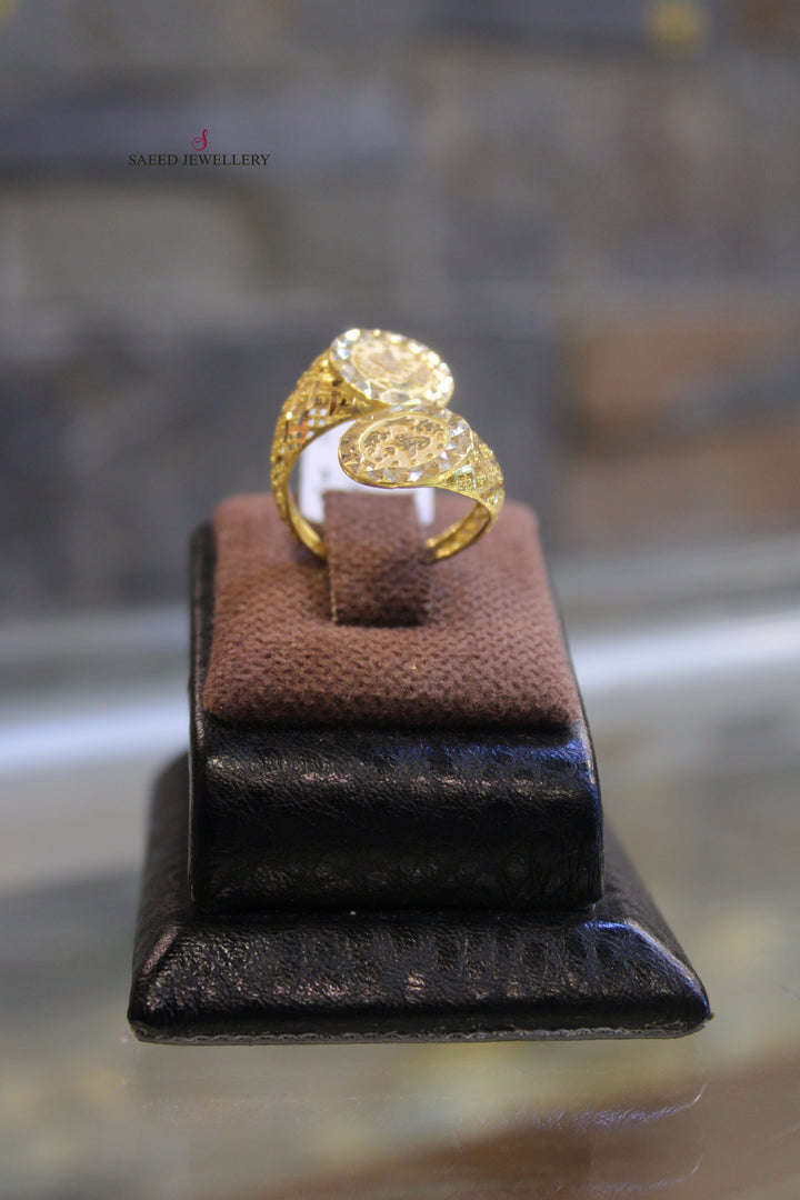 21K Gold Fancy Ring by Saeed Jewelry - Image 4