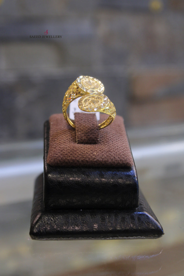 21K Gold Fancy Ring by Saeed Jewelry - Image 5