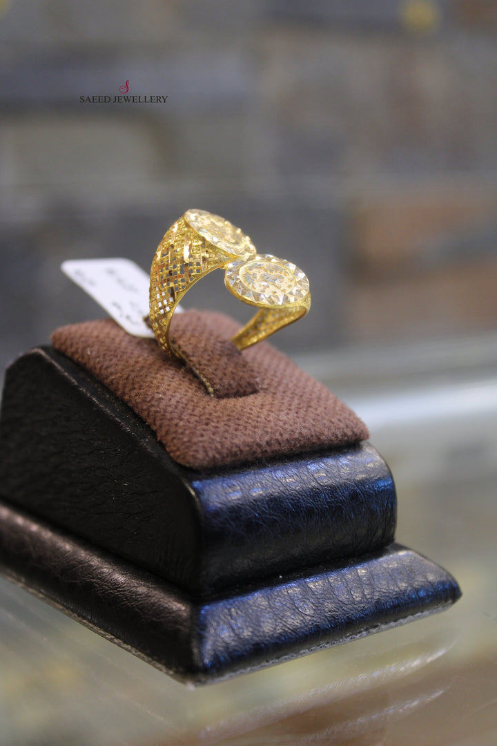 21K Gold Fancy Ring by Saeed Jewelry - Image 1