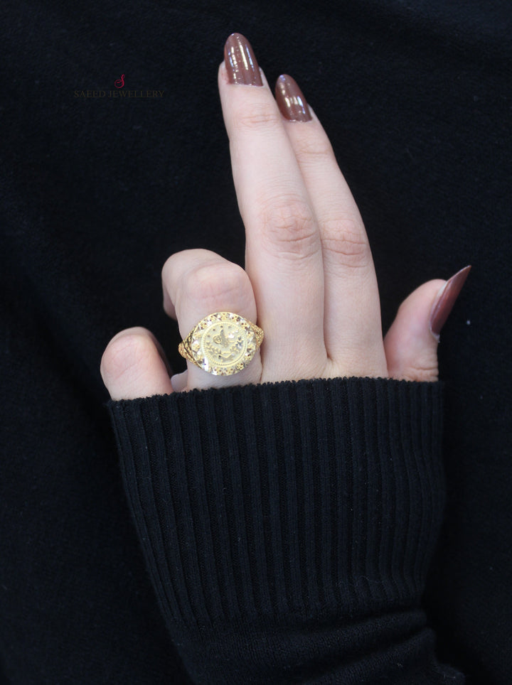 21K Gold Fancy Ring by Saeed Jewelry - Image 6