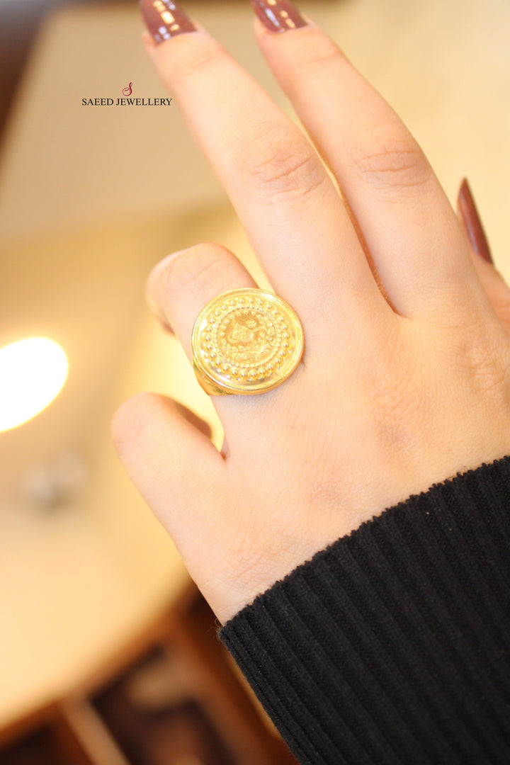 21K Gold Fancy Ring by Saeed Jewelry - Image 5