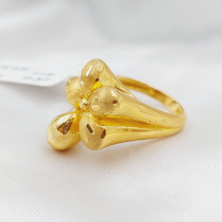 21K Gold Fancy Ring by Saeed Jewelry - Image 3