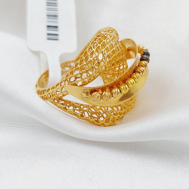 21K Gold Fancy Ring by Saeed Jewelry - Image 6