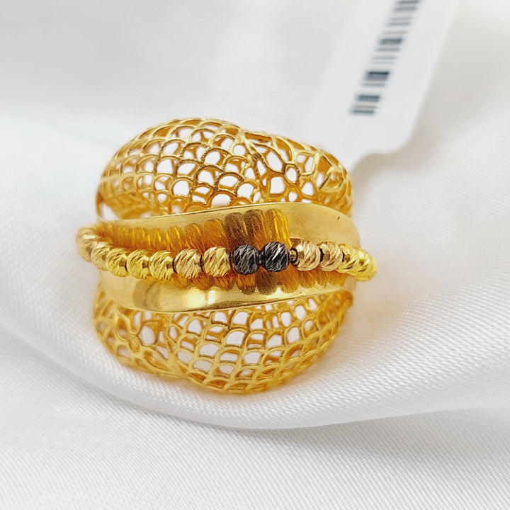 21K Gold Fancy Ring by Saeed Jewelry - Image 1