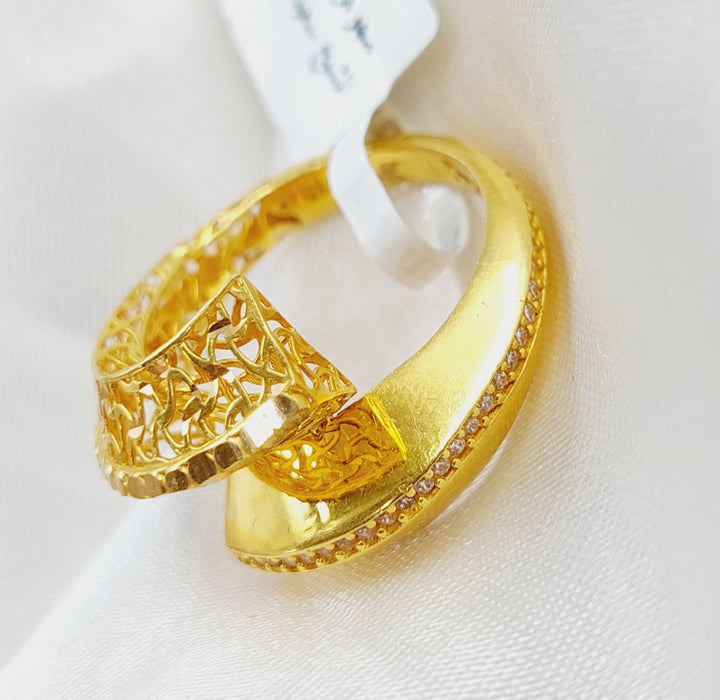 21K Gold Fancy Ring by Saeed Jewelry - Image 3