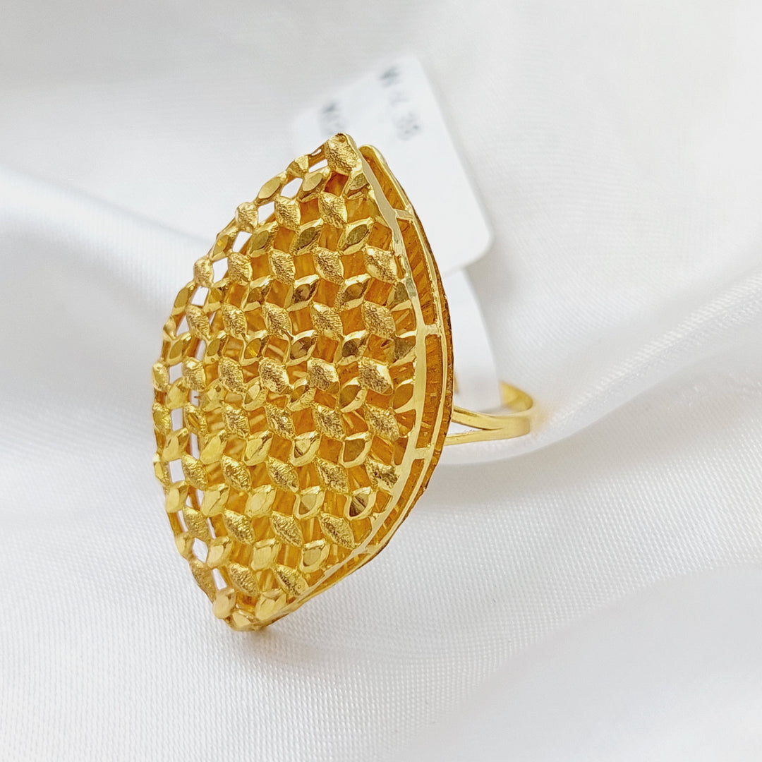 21K Gold Fancy Ring by Saeed Jewelry - Image 5